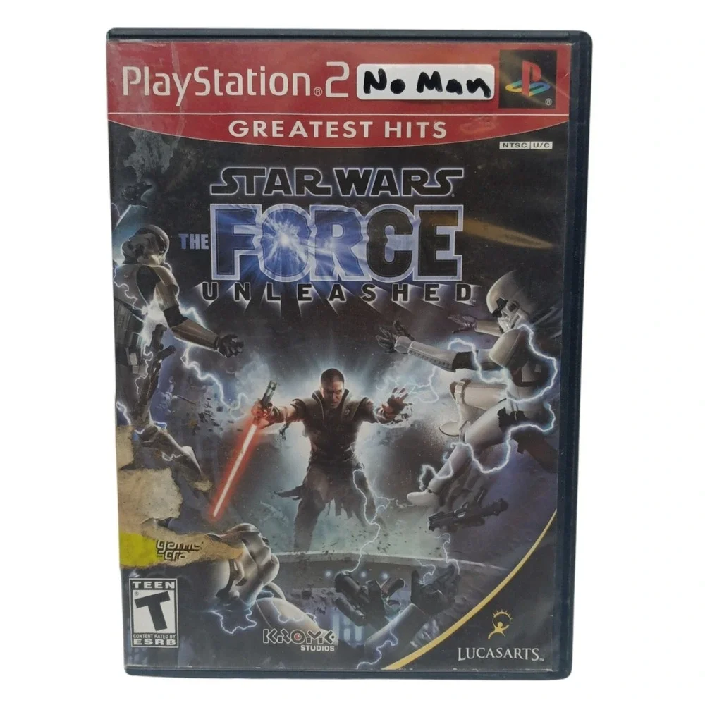 Star Wars: The Force Unleashed (Greatest Hits) PS2 / No Manual / CD Clean